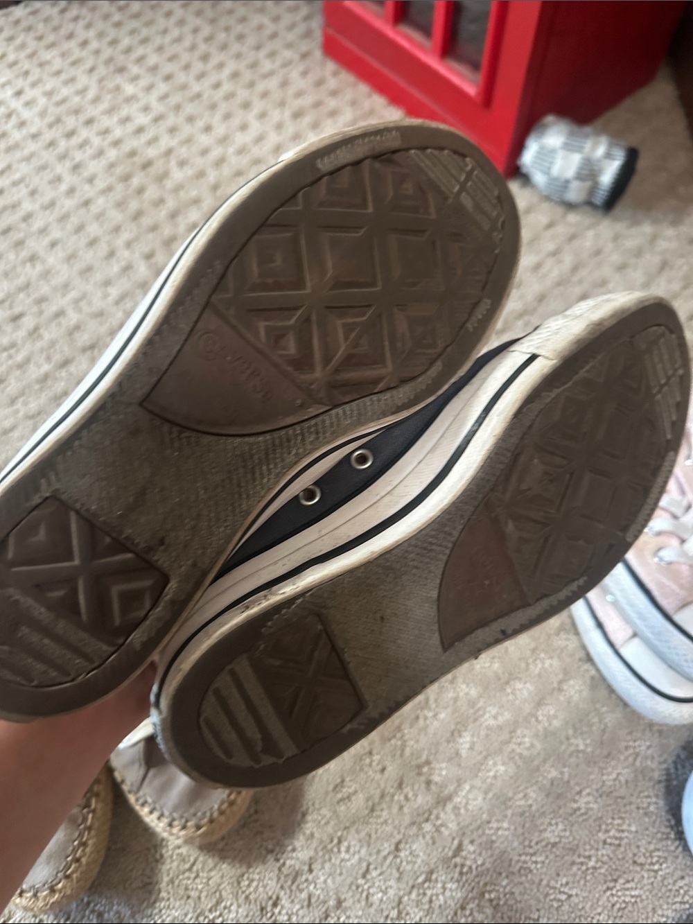 Converse Kids Low Top Sneakers - Black and White - Picture 3 of 4